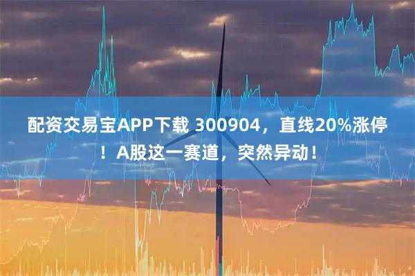 配资交易宝APP下载 300904，直线20%涨停！A股这一赛道，突然异动！